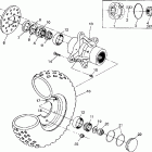 W938139 350L 4X4 Front wheel assembly 4x4 350l  /  w938139