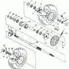 W938139 350L 4X4 Rear wheel drive assembly 4x4 350l w938139
