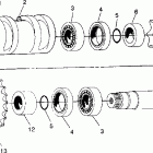 W938127 250 4X4 Center tightener assembly 4x4 250 w938127