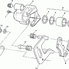W938127 250 4X4 Front brake assembly 4x4 250 w938127