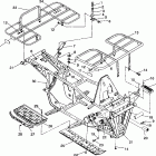 W938127 250 4X4 Bumper / rack mounting 4x4 250 w98127