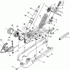 W938727 250 6X6 Swing arm weldment (rear) 6x6 250 w938727