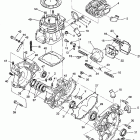 W938139 350L 4X4 Crankcase and cylinder 4x4 350l w938139