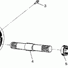 W938127 250 4X4 Front tightener assembly 4x4 250 w938127