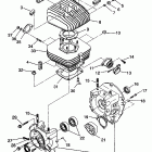 W937221 TRAIL BLAZER Crankcase and cylinder trail blazer w937221