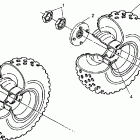 W938727 250 6X6 Middle wheel assembly 6x6 250 w938727