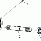 W938139 350L 4X4 Front tightener assembly 4x4 350l w938139