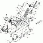 W938739 350L 6X6 Swing arm weldment (rear) 6x6 350l w938739