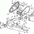 W938739 350L 6X6 Clutch cover assembly 6x6 350l w938739