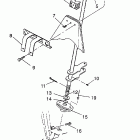 W938139 350L 4X4 Steering post assembly 4x4 350l w938139