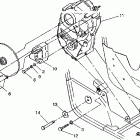 W938139 350L 4X4 Gearcase / brake mounting 4x4 350l w938139