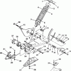 W938139 350L 4X4 Swing arm / shock mounting 4x4 350l w938139