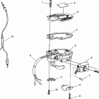 W938127 250 4X4 Трост дроселя