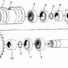 W938727 250 6X6 Center tightener assembly 6x6 250 w938727