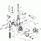 W938139 350L 4X4 Front strut assembly 4x4 350l w938139