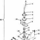 W938739 350L 6X6 Shift linkage assembly 6x6 350l w938739
