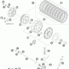 TE 250 ENGINE Сцепление