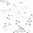 TE 300 CHASSIS Электрика