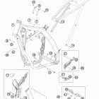 TE 300 CHASSIS Рама
