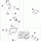 570 FS ENGINE Корпус Дросселя
