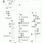570 FE CHASSIS Амортизатор в разборе