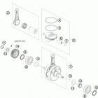 570 FS ENGINE Коленвал и поршень