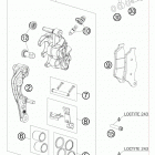 FE 450 Chassis Передний тормозной суппорт
