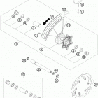 FE 390 Chassis Переднее колесо