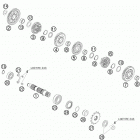 FE 390 Engine Трансмиссия 2-контрпривод