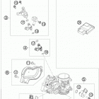 FE 390 Engine Корпус Дросселя