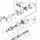 W928627 BIG BOSS 4X6 Starting motor assembly 250 4x6  /  w928627
