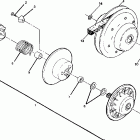 W927221 TRAIL BLAZER Driven clutch assembly trail blazer  /  w927221