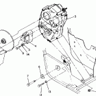 W928727 BIG BOSS 6X6 Gearcase  /  brake assembly 250 6x6  /  w928727