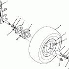 W927221 TRAIL BLAZER Front wheel assembly trail blazer  /  w927221