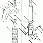 W927527 TRAIL BOSS 2X4 Strut assembly 250 2x4  /  w927527
