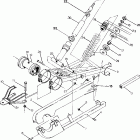 W928727 BIG BOSS 6X6 Swing arm weldment (rear) 250 6x6  /  w928727