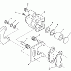 W928727 BIG BOSS 6X6 Front brake assembly 250 6x6  /  w928727