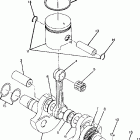 W927221 TRAIL BLAZER Crankshaft and piston assembly trail blazer  /  w927221