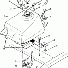 W928727 BIG BOSS 6X6 Fuel tank assembly 250 6x6  /  w928727