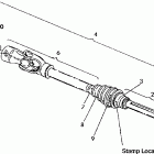 W928727 BIG BOSS 6X6 Cv joint 250 6x6  /  w928727