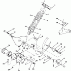 W927221 TRAIL BLAZER Swing arm weld  /  rear shock assembly trail blazer  /  ...