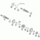 450 FE Engine Трансмиссия-ведомый вал