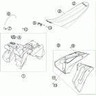 450 FE Chassis Бак,сидение