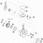 570 FE Engine Коленвал и поршень