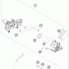650 FS Chassis Тормозной суппорт задний