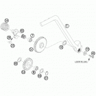 550 FE Engine Кик стартер