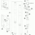 650 FS Chassis Передняя вилка