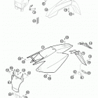 550 FE Chassis Обтекатель , крылья
