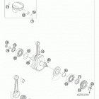 650 FE Engine Коленвал и поршень