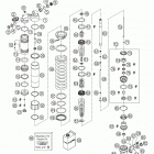450_550_650_FE_FS Chassis & Engine Shock absorber disassembled fe 450-650 ref# 1 - 45